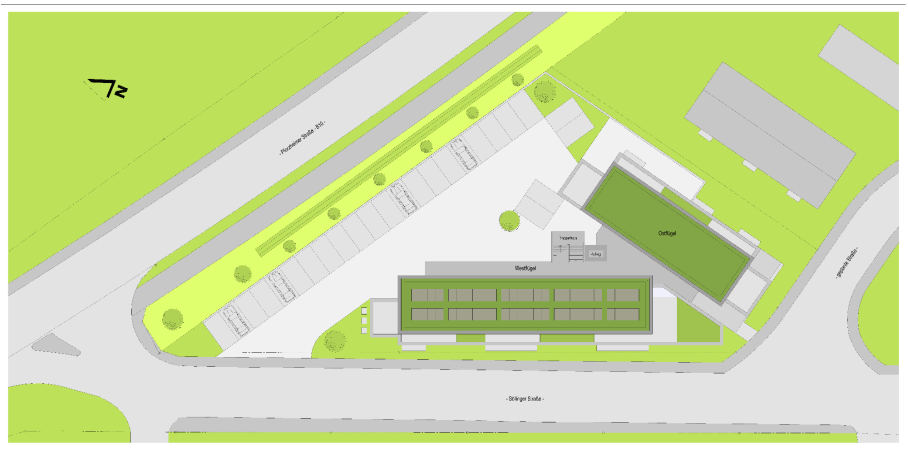 Dachbegrünung und PV Anlage Senioren Wohn- und Begegnungszentrum